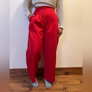 Classy red pants